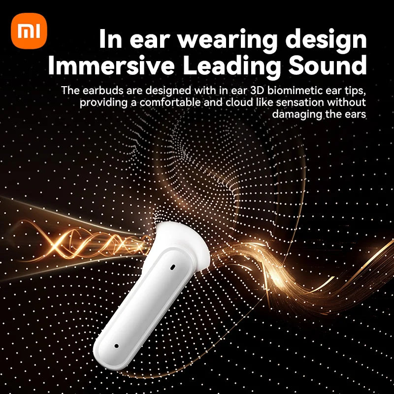 Xiaomi ANC Wireless Earbuds Bluetooth Earphone Touch Screen Airpods Control Active Noise Reduction in Ear Headphone Bulit in Mic